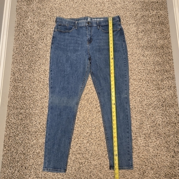 NY&C Size 16 Mid-Rise Super Skinny Jeans Medium Wash - Picture 4 of 14